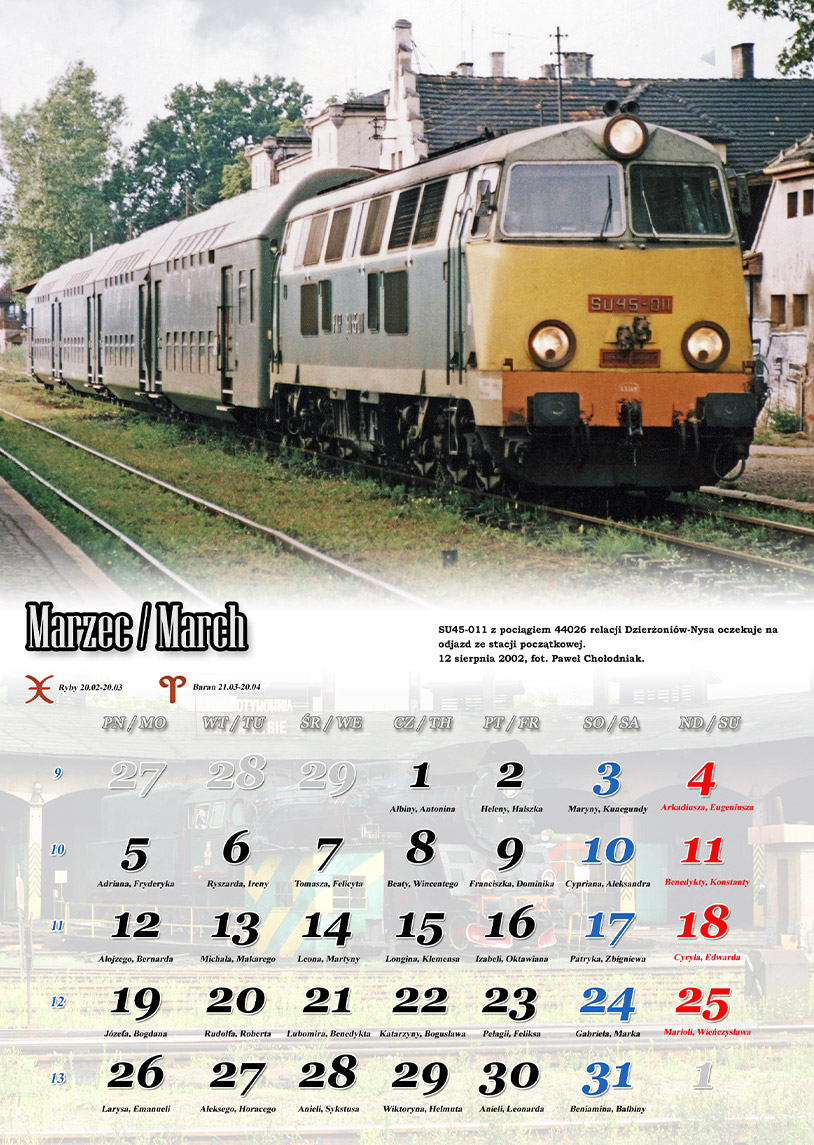 Zdjęcie kalendarza / strony