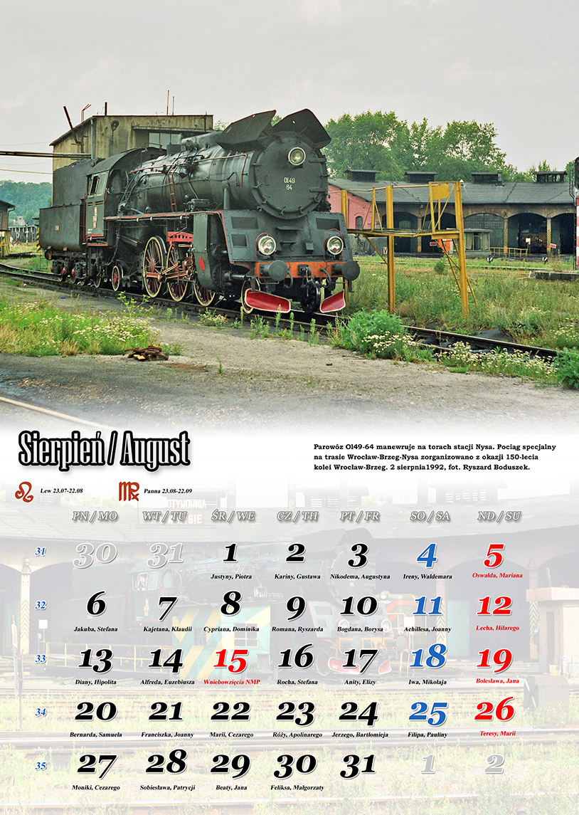 Zdjęcie kalendarza / strony