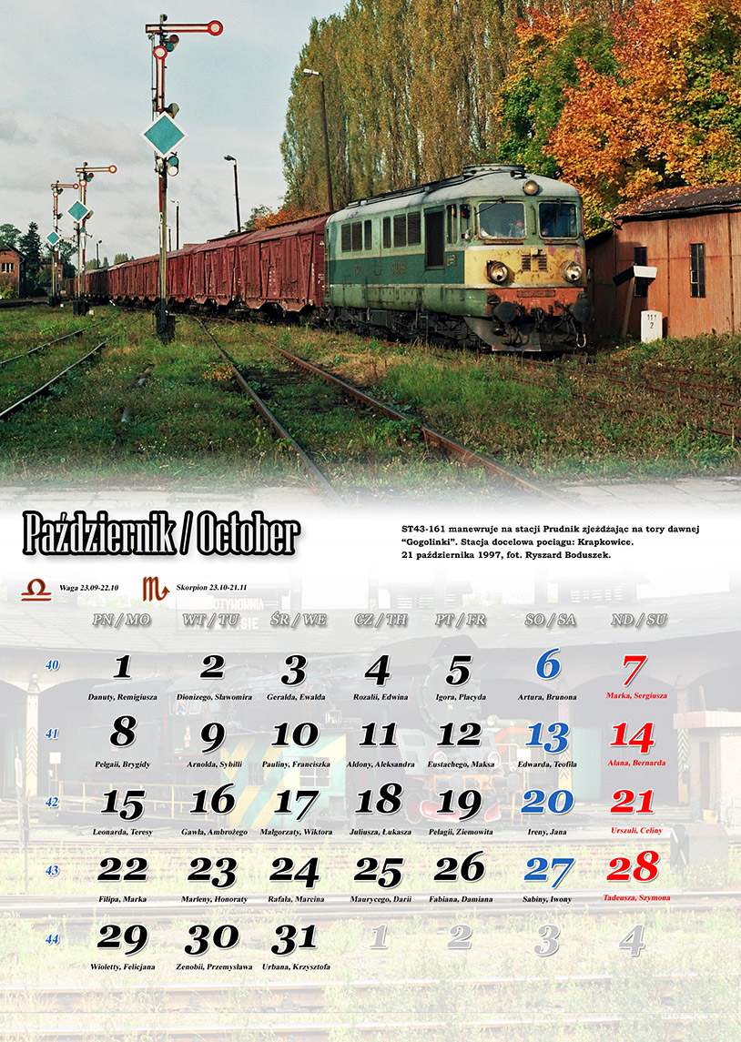 Zdjęcie kalendarza / strony