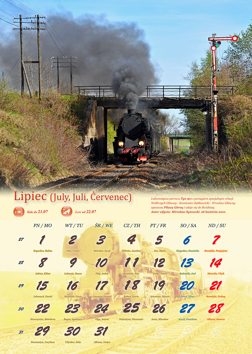 Zdjęcie kalendarza / strony