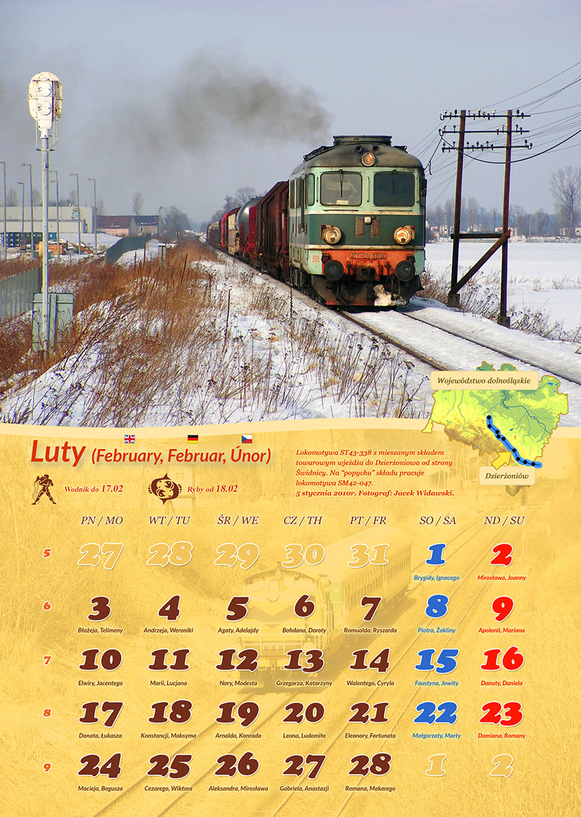 Zdjęcie kalendarza / strony