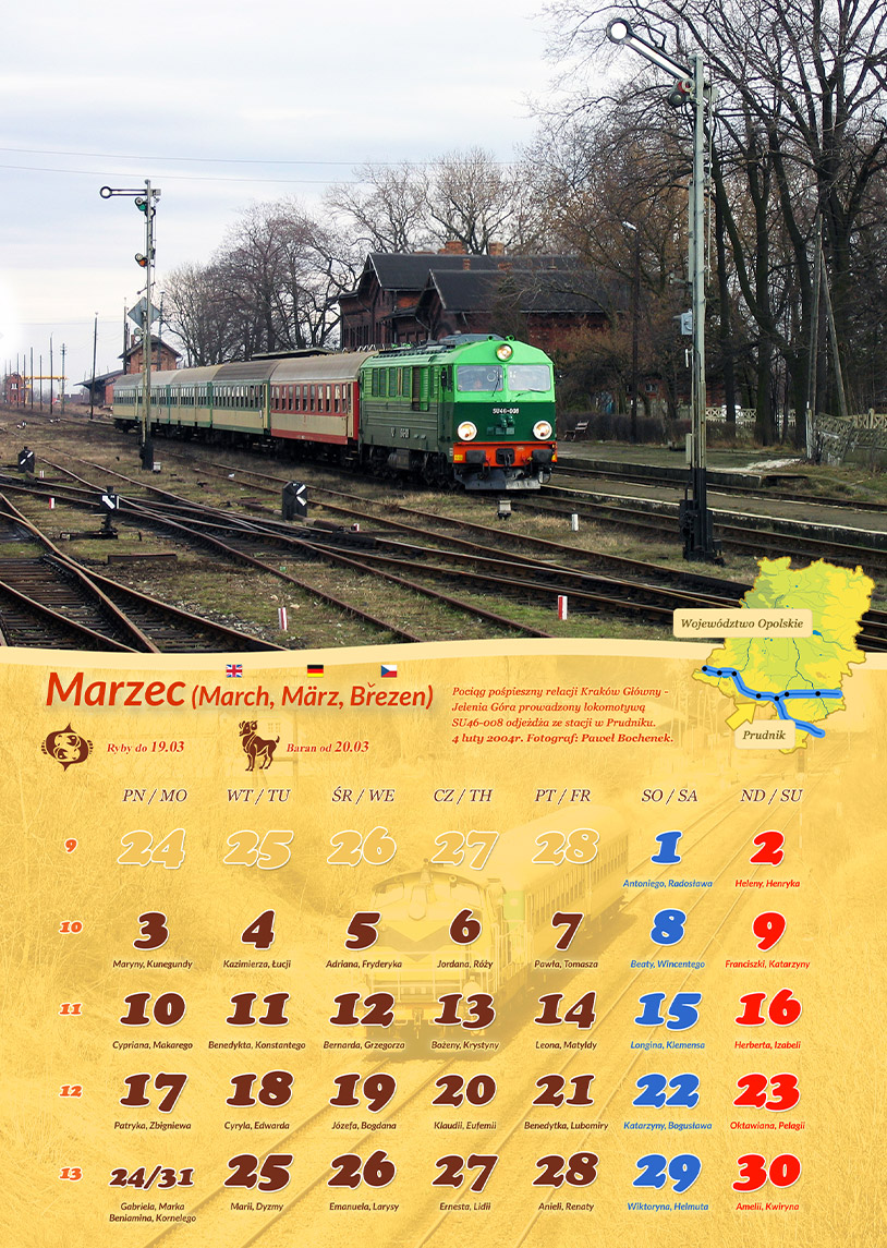 Zdjęcie kalendarza / strony