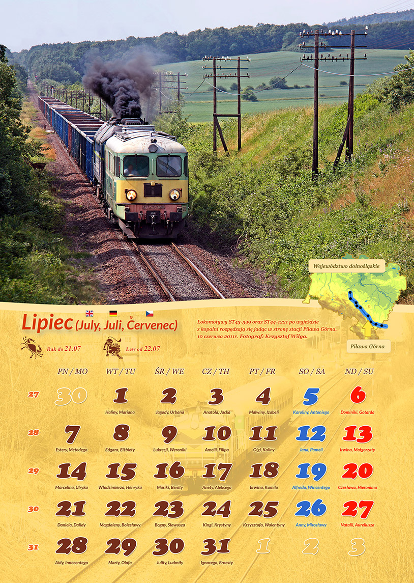 Zdjęcie kalendarza / strony