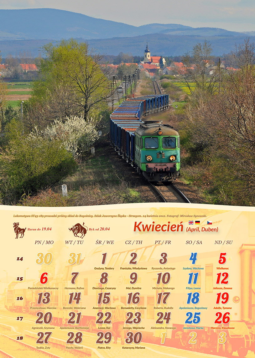 Zdjęcie kalendarza / strony