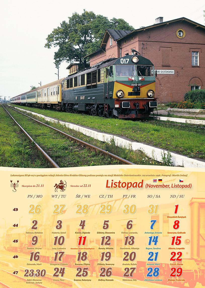 Zdjęcie kalendarza / strony