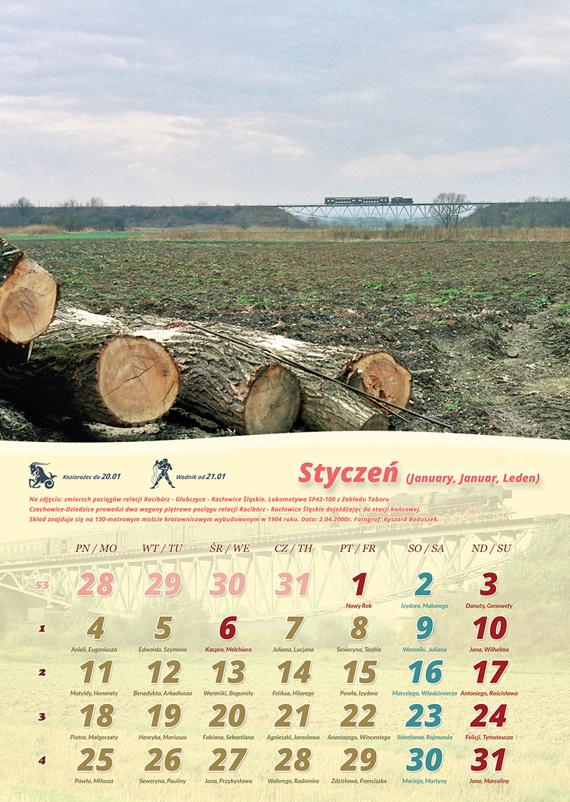 Zdjęcie kalendarza / strony