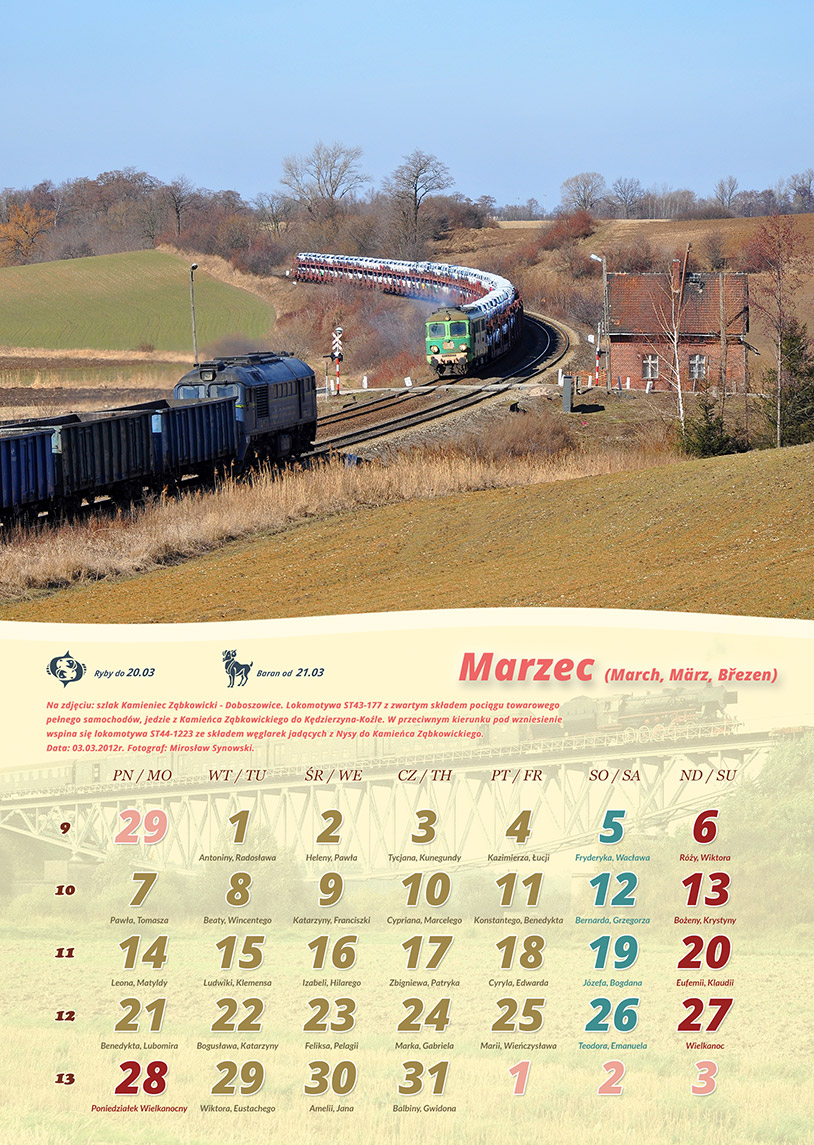 Zdjęcie kalendarza / strony