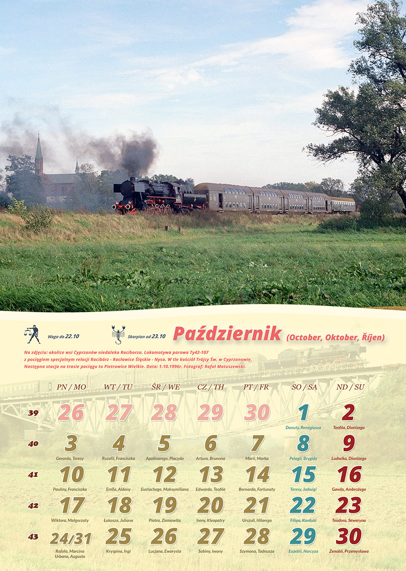 Zdjęcie kalendarza / strony