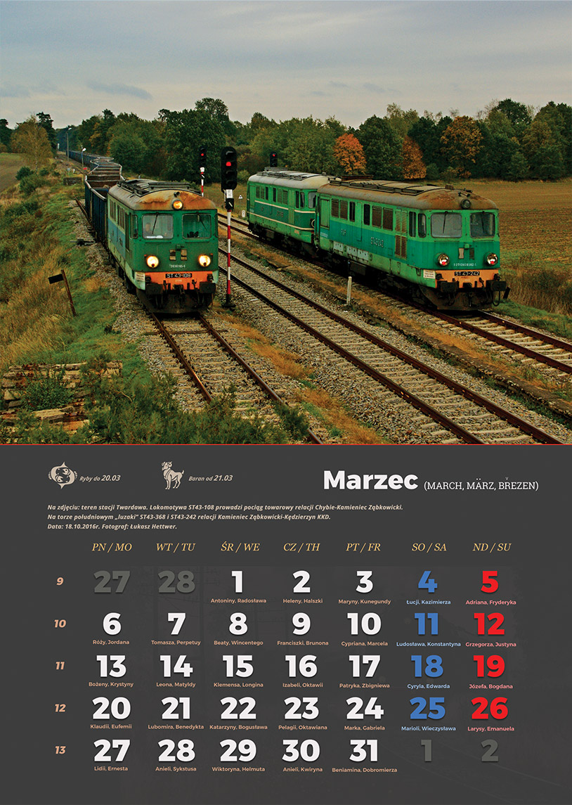 Zdjęcie kalendarza / strony