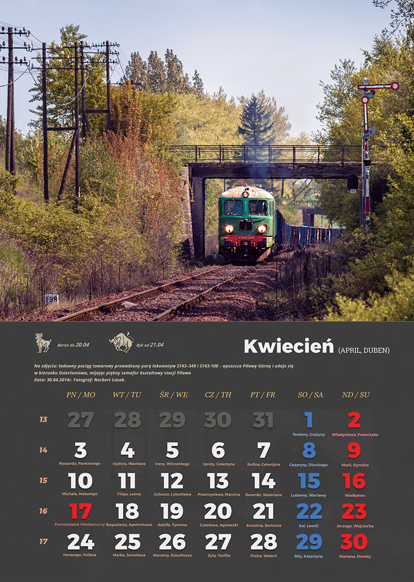 Zdjęcie kalendarza / strony