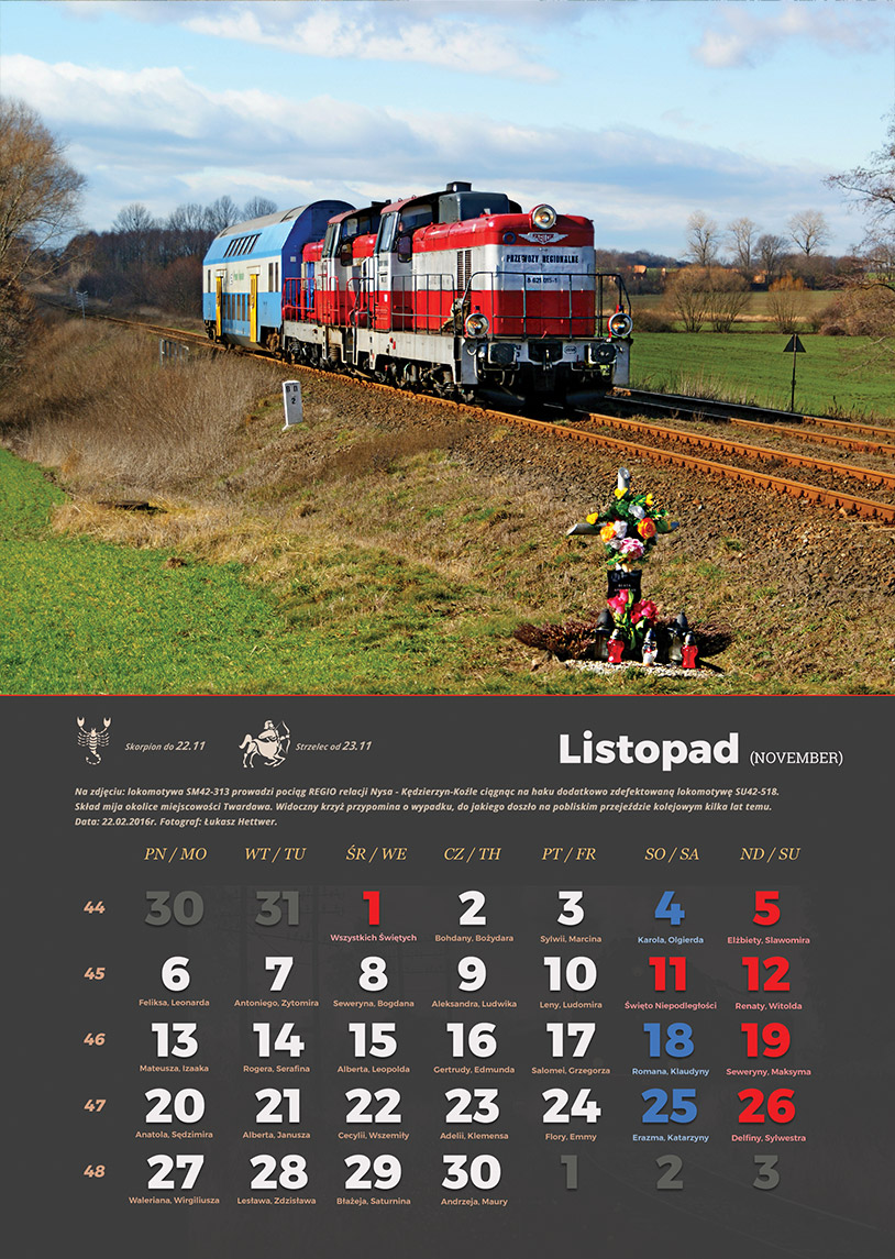 Zdjęcie kalendarza / strony