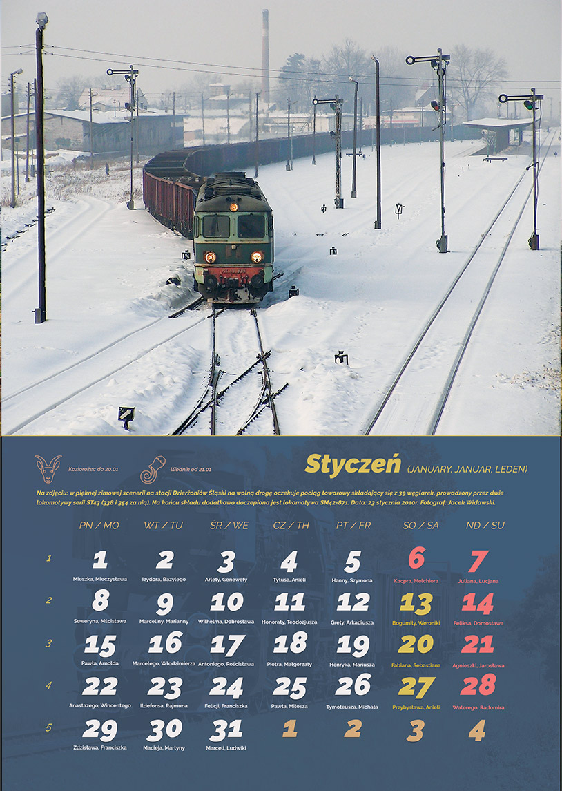 Zdjęcie kalendarza / strony