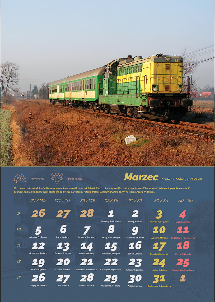 Zdjęcie kalendarza / strony