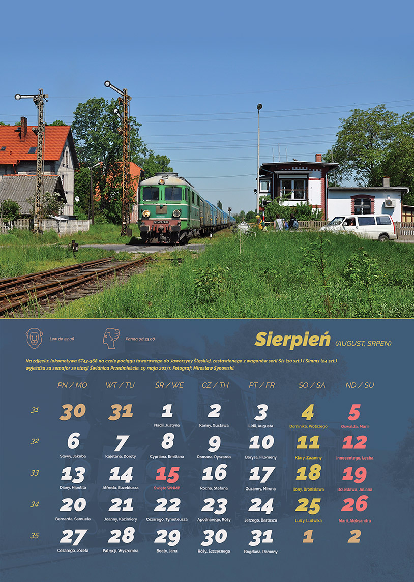 Zdjęcie kalendarza / strony