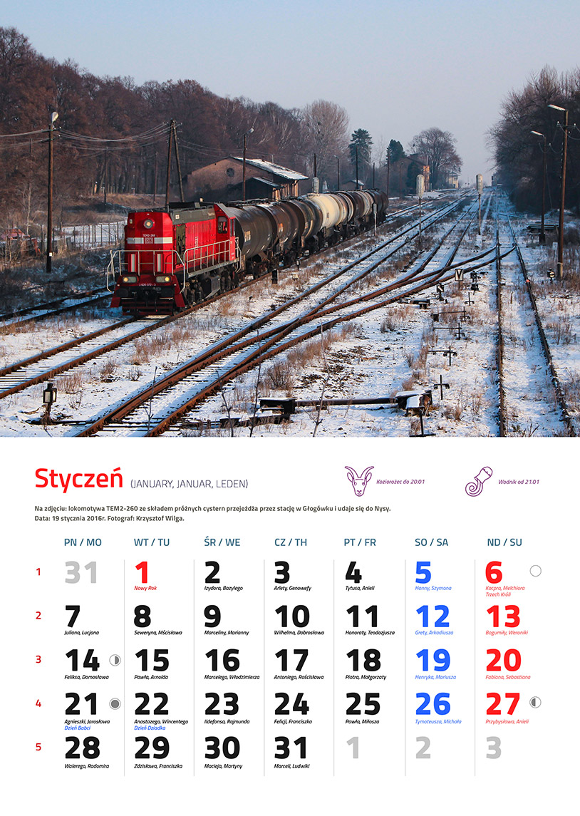 Zdjęcie kalendarza / strony