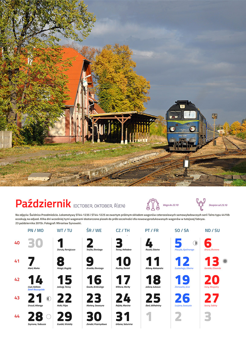 Zdjęcie kalendarza / strony