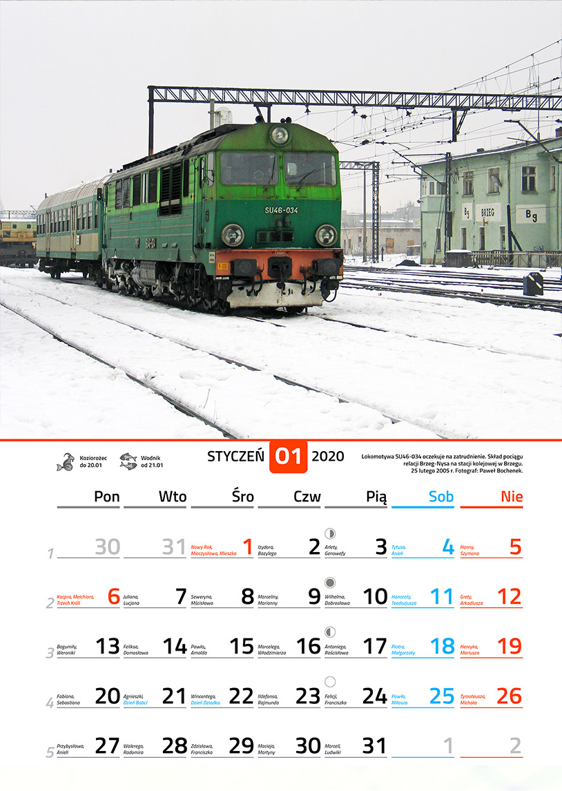 Zdjęcie kalendarza / strony