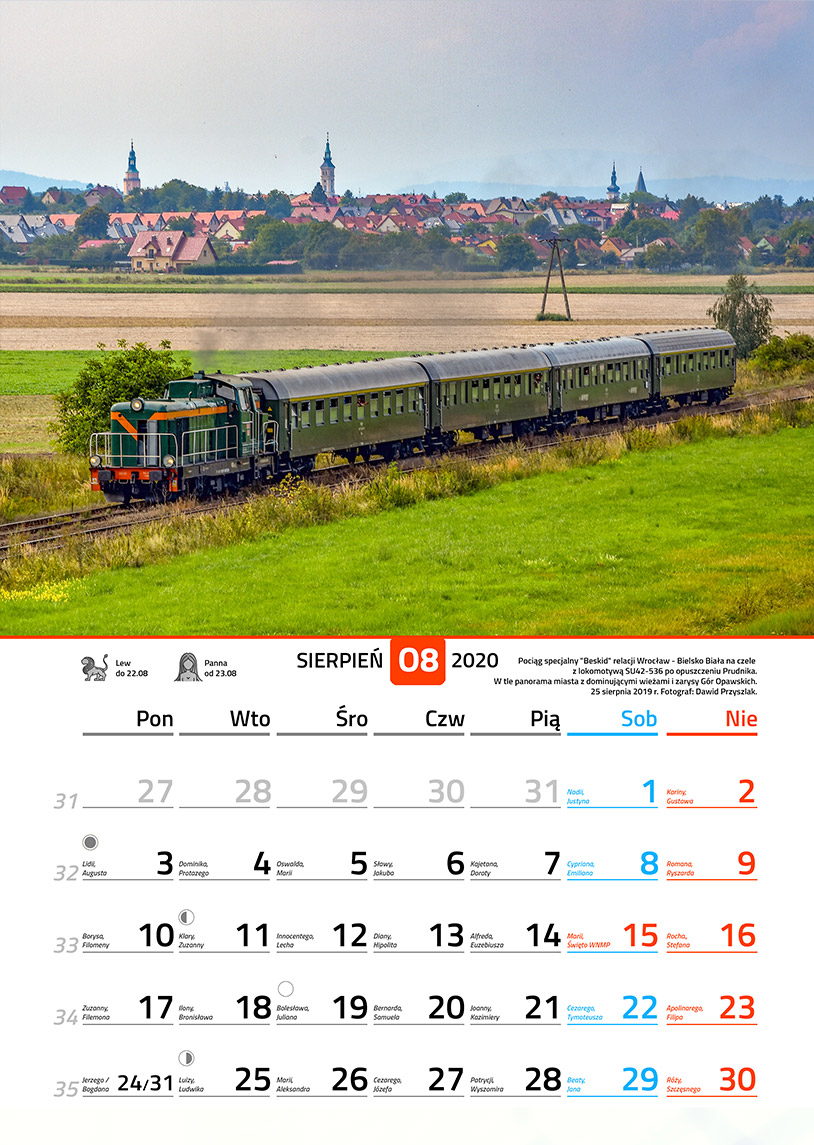 Zdjęcie kalendarza / strony