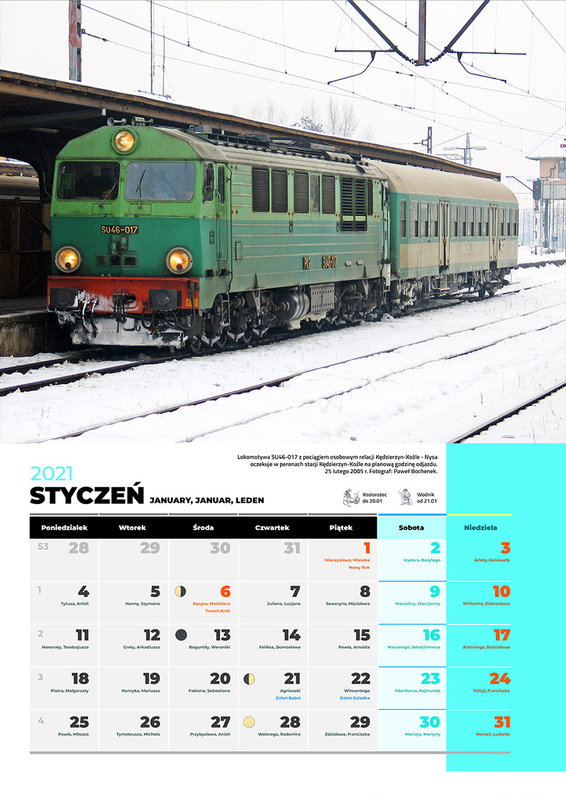 Zdjęcie kalendarza / strony