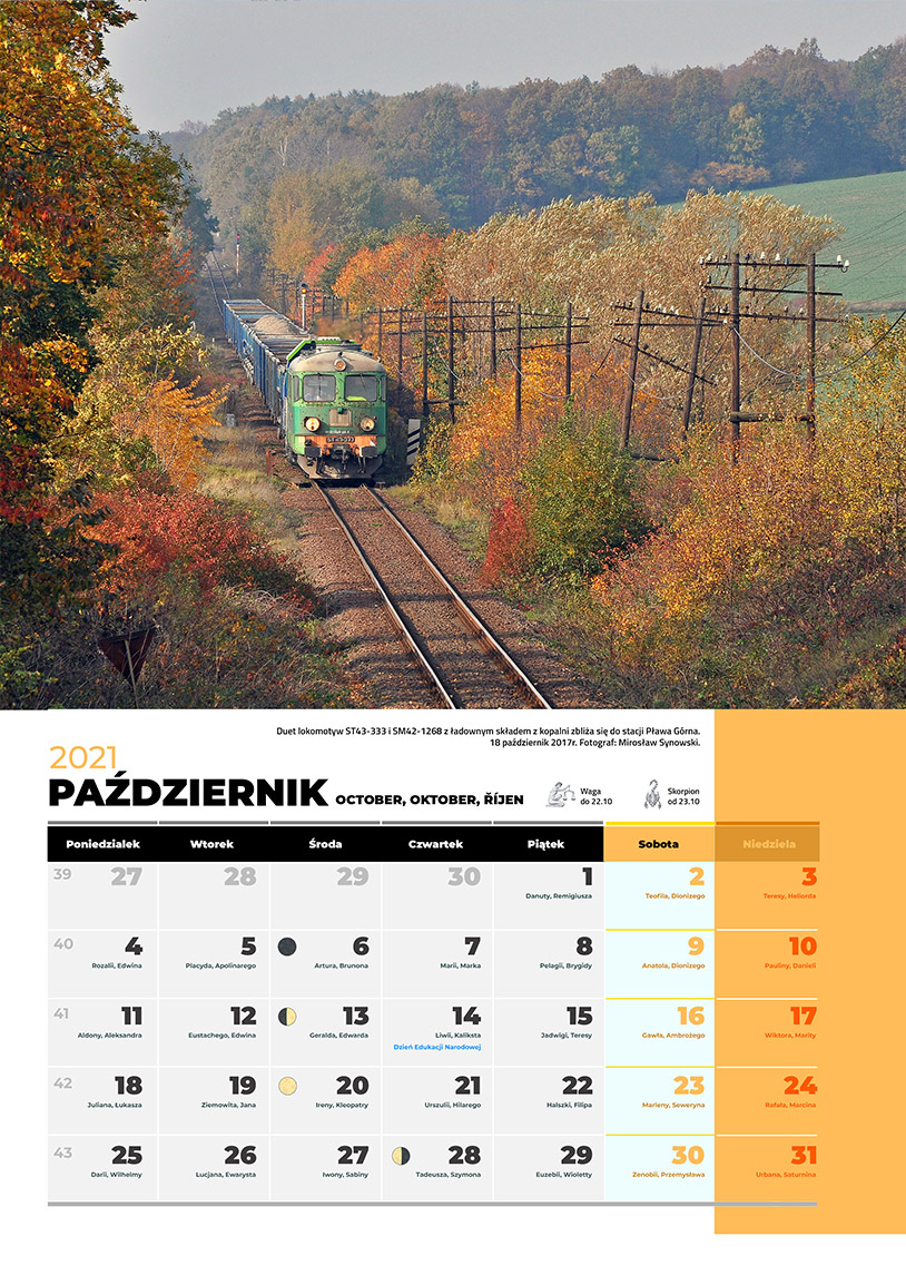 Zdjęcie kalendarza / strony