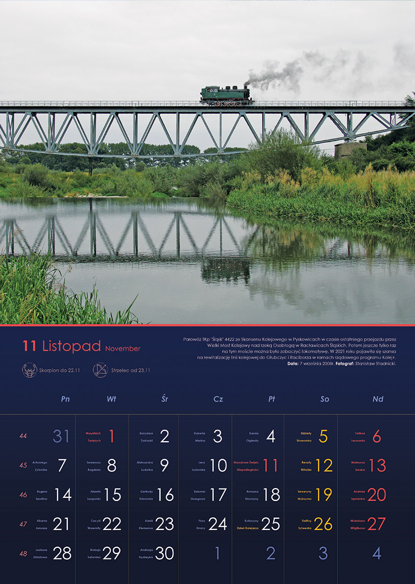 Zdjęcie kalendarza / strony