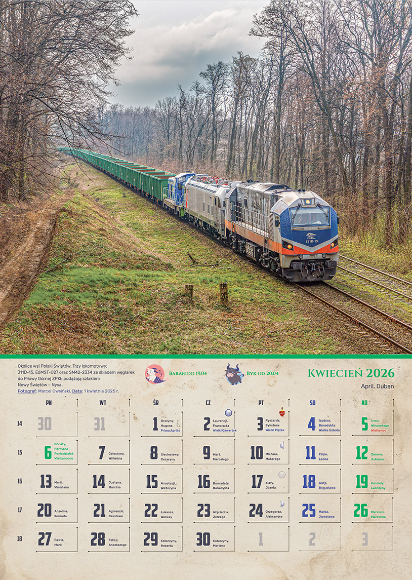 Zdjęcie kalendarza / strony