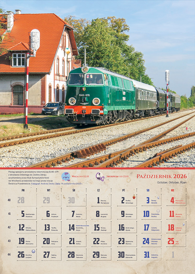 Zdjęcie kalendarza / strony